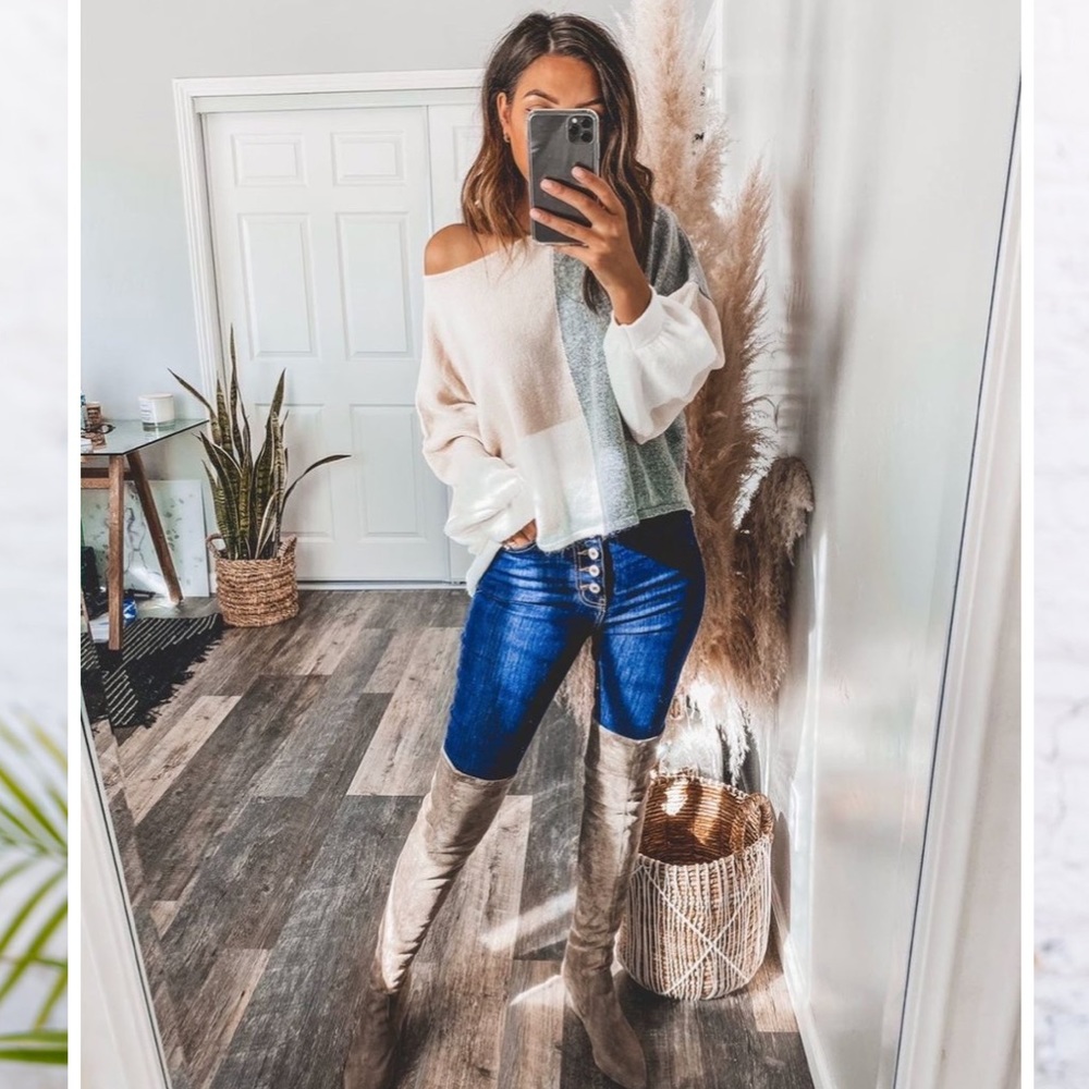 Rilley Naturals Pullover Sweater In Cream - Picture 4 of 6